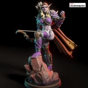 Sylvanas WoW NSFW - STL 3D print files