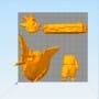 Goku Catch the Fish - STL 3D print files