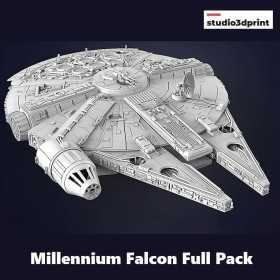 Millennium Falcon Full Pack - STL 3D print files