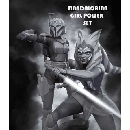 Mandalorian Set Bo Katan and Ahsoka Tano - STL Files for 3D Print