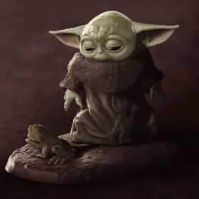 Baby Yoda and the frog - STL 3D print files