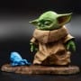 Baby Yoda and the frog - STL 3D print files