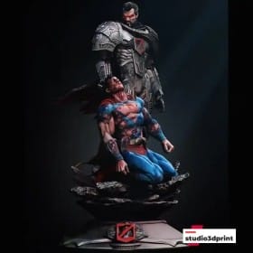 Zod and Superman - STL 3D print files