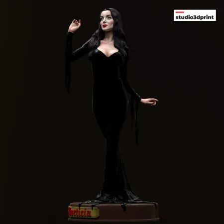 Morticia Addams - STL 3D print files