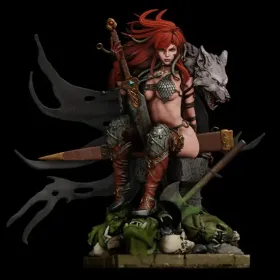 Red Sonja SFW and NSFW - STL 3D print files