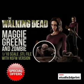 Maggie Greene The Walking Dead - STL 3D print files