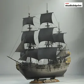 Black Pearl Pirates of the Caribbean - STL 3D print files