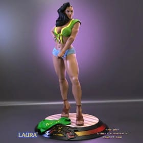 Laura Street Fighter V - STL 3D print files