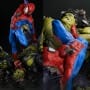 Spider-man vs Hulk Sculpture and Bust - STL 3D print files