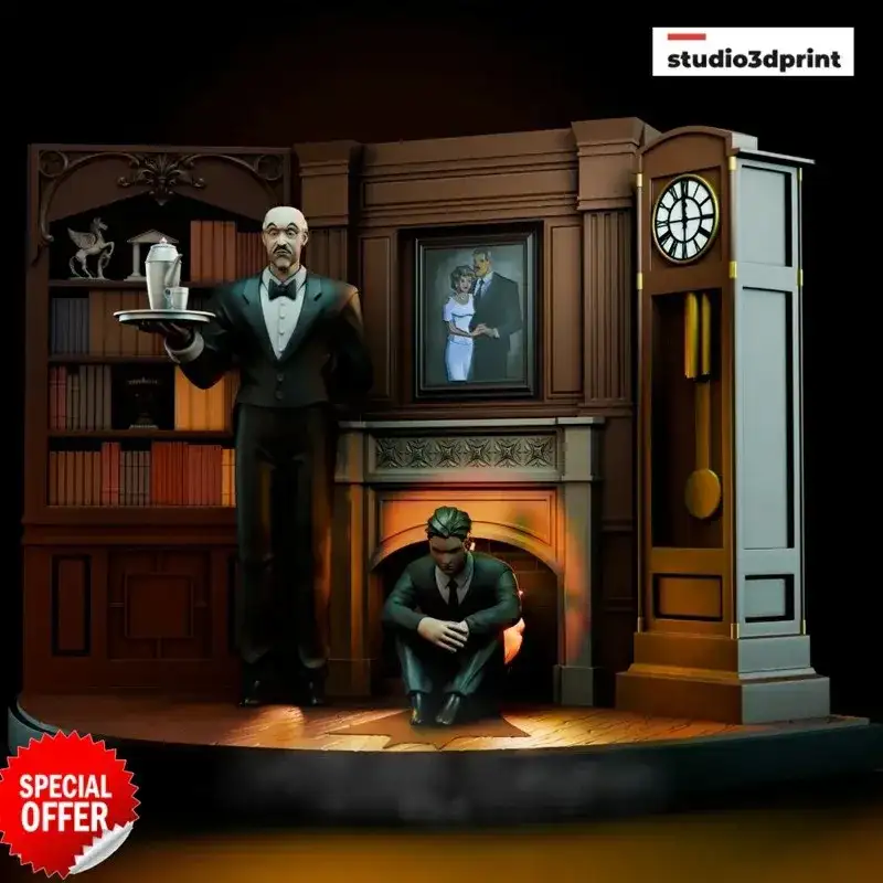 Tas Alfred Batman STL 3D print files