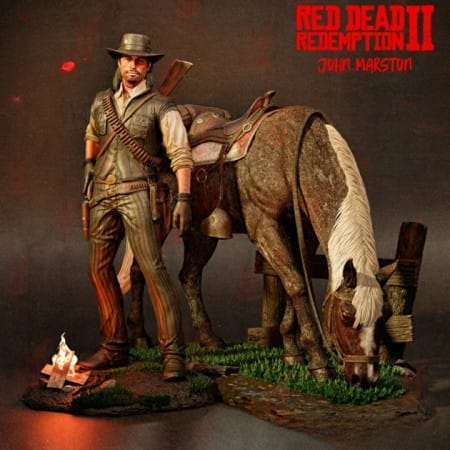 John Marston Red Dead Redemption - STL 3D print files