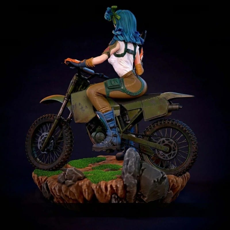 Bulma on motorcycle - STL 3D print files