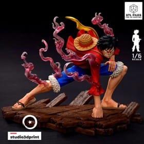 Luffy Gear Second - STL 3D print files