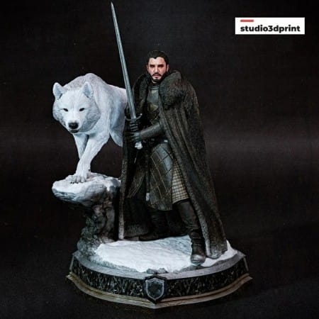 Jon Snow Game of Thrones - STL 3D print files