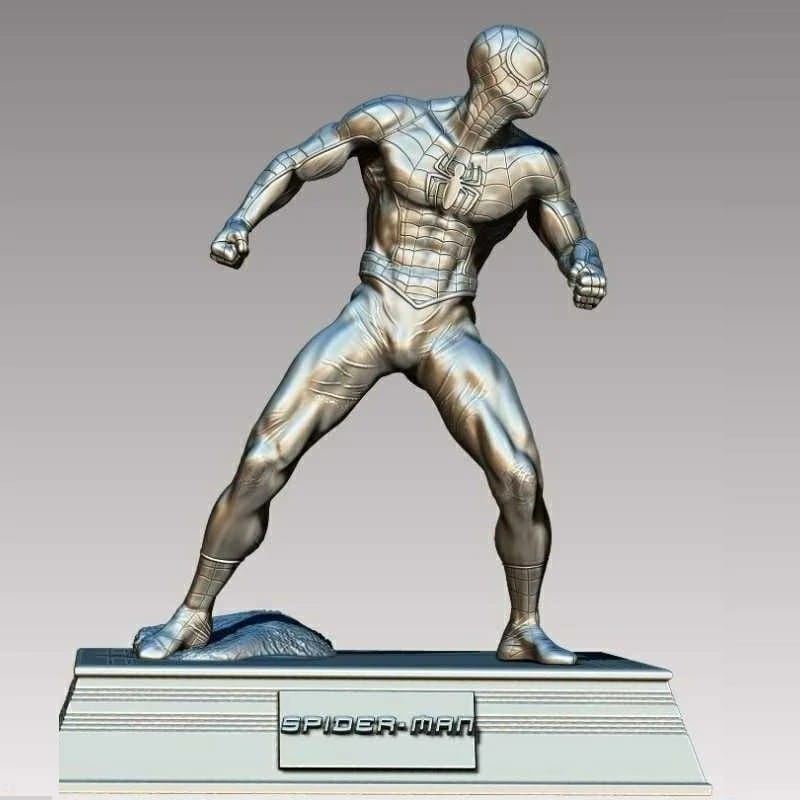 Spiderman vs Rhino - STL Files for 3D Print