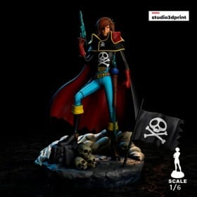 Captain Harlock The Space Pirate - STL 3D print files
