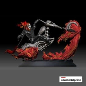 Ghost Rider Statue - STL Files for 3D Print