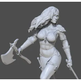 Red Sonja - STL 3D print files