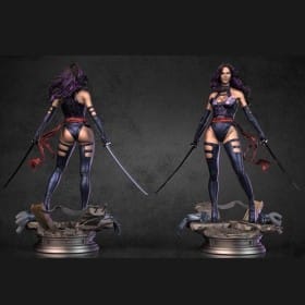 Psylocke - Olivia Munn - STL Files for 3D Print