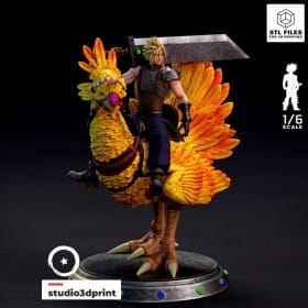 Cloud Strife Final Fantasy - STL 3D print files