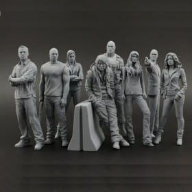 Fast and furious miniatures models - STL 3D print files