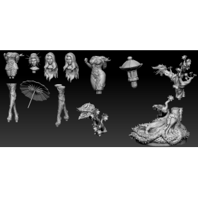 Poison Ivy - STL 3D print files