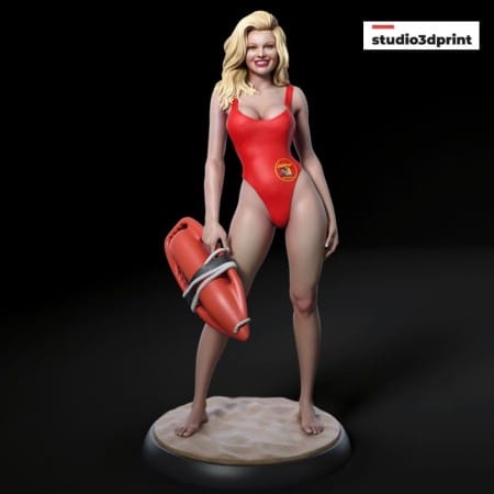 Pamela Anderson Baywatch NFSW - STL 3D print files