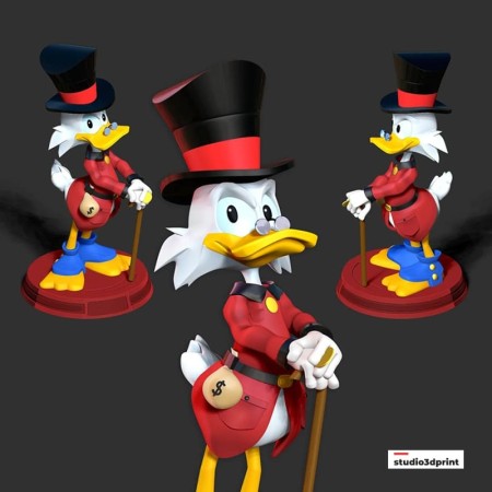Scrooge Mcduck - STL 3D print files