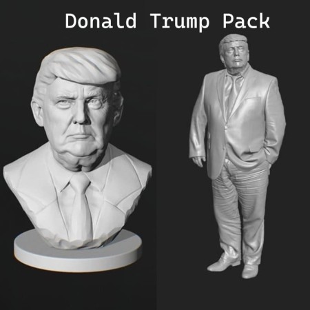 Donald Trump Pack - STL 3D print files