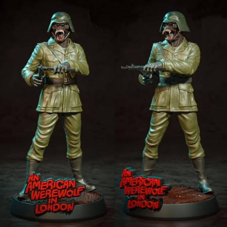 Un hombre lobo americano en Londres Lobos nazis - STL 3D print files