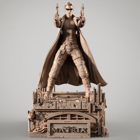 Matrix Neo and Trinity - STL 3D print files