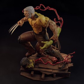 Old Man Logan Kill Hulk - STL 3D print files