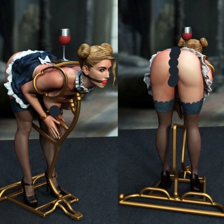 Sexy Maid - STL 3D print files