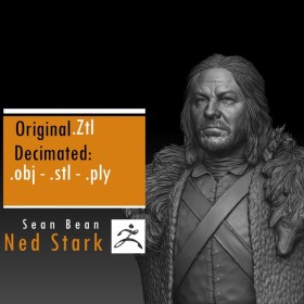 Ned Stark Game of Thrones - STL 3D print files