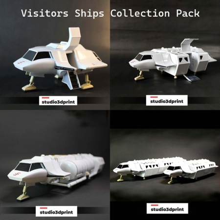 Visitors Ships Collection Pack - STL 3D print files