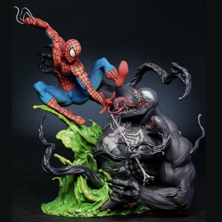 Spiderman vs Venom - STL 3D print files