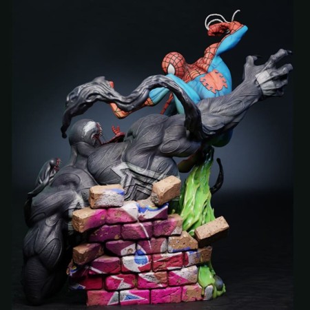 Spiderman vs Venom - STL 3D print files