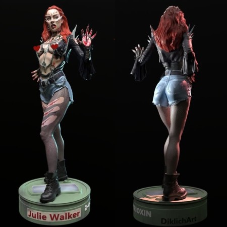 Julie Walker Return of the Living Dead 3 - STL 3D print files