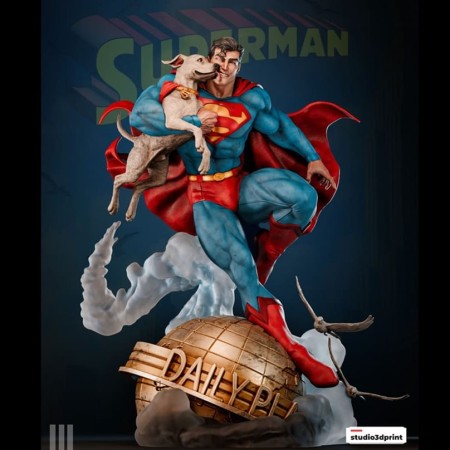 Superman y Krypto - STL 3D print files