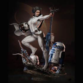 Leila and R2-D2 - STL 3D print files