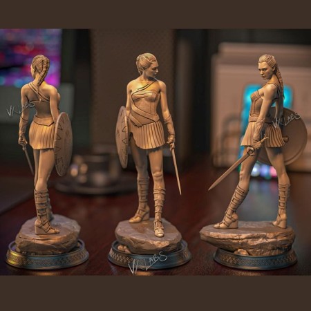 Wonder Woman Warrior of Themyscira + NSFW - STL 3D print files