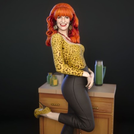 Peggy Bundy Matrimonio con hijos NSFW - STL 3D print files