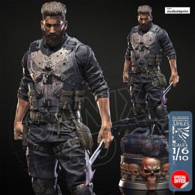 The Punisher - STL 3D print files The Punisher - STL 3D print files