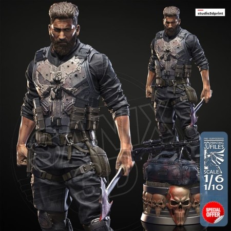 The Punisher - STL 3D print files