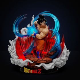 Goku Kaioken - STL 3D print files Goku Kaioken - STL 3D print files