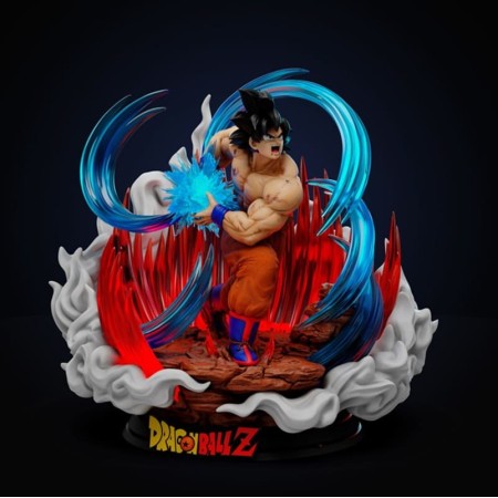 Goku Kaioken - STL 3D print files