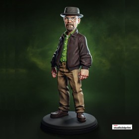 Heisenberg Toon Breaking Bad - STL 3D print files Heisenberg Toon Breaking Bad - STL 3D print files
