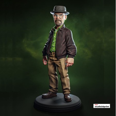 Heisenberg Toon Breaking Bad - STL 3D print files