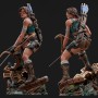 Lara croft + Bust - STL 3D print files