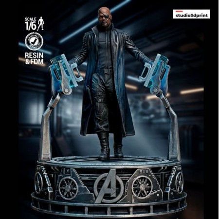 Nick Fury - STL 3D print files